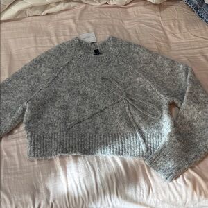 Grey American eagle sweater